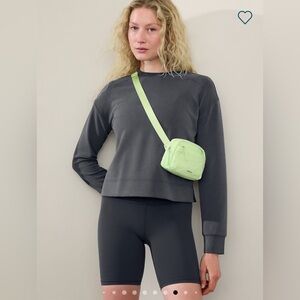 Athleta NWT Seasoft Crewneck Sweatshirt Cosmos size Medium
